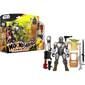 Comparateur de prix : Hasbro MixMashers Star Wars Mando en Grogu Deluxe - Actiefiguur