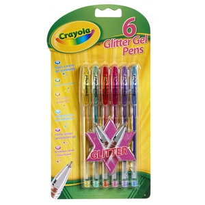 VIVID Crayola Glitter Gelpennen, 6 stuks pas cher