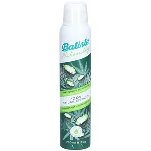 Batiste Naturally Droogshampoo Coconut Milk & Hemp Seed Oil 200 ml