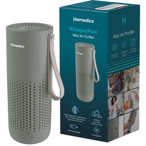 Homedics WhisperPure Mini Luchtreiniger Draadloos - HEPA en Koolstof F...