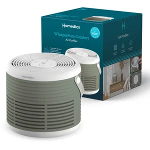 Homedics WhisperPure Luchtreiniger - Hepa en Koolstof Filter - Ruimtes...
