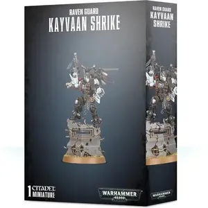 Games Workshop Warhammer 40k - Raven Guard Kayvaan Shrike 48-89 Noir pas cher