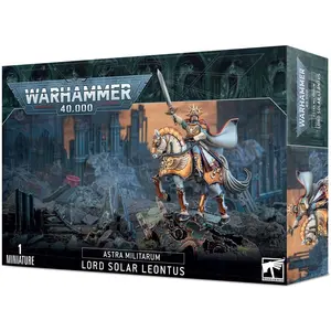 Figurine Games Workshop Warhammer 40k - Astra Militarum Seigneur Solaire Leontus - Jaune - TU pas cher