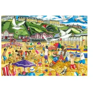 Gibsons - Saltburn-by-the-Sea (door Elizabeth Blustin) - 500 stukjes 48×34cm (b×h) - Legpuzzel voor volwassenen pas cher