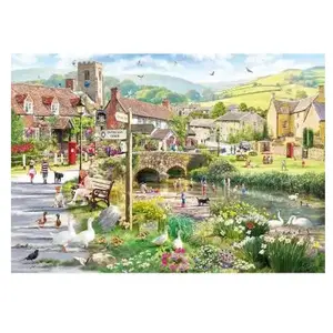 puzzel Gibsons Puddle Ducks & Paddling (500) pas cher