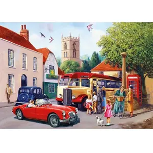 Gibsons - Touring the Town (door Kevin Walsh) - 500 stukjes 48×34cm (b×h) - Legpuzzel voor volwassenen pas cher