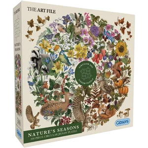 Gibsons - De Natuur haar Seizoenen ("Nature's Seasons") - The Art File - 500XL stukjes - 49×49cm - Legpuzzel voor Volwassenen