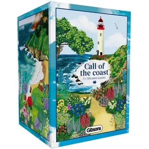 Gibsons 3 Puzzles - Call of the Coast G5501 pas cher
