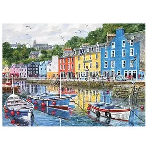 Gibsons Puzzle 1000 pièces - Port de pêche pas cher