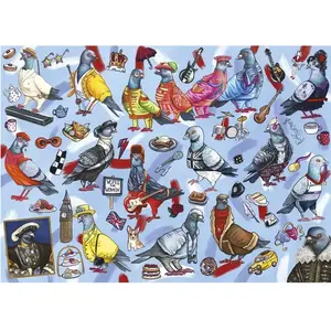 Gibsons Pigeons of Britain Puzzel (1000 stukjes) pas cher
