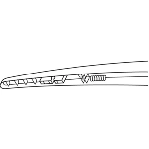 Trico Balai D'Essuie-Glace Standard Arriere 180mm pas cher