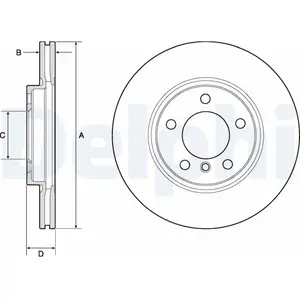DELPHI Disques de frein pour MINI: MINI (Ref: BG4771C) pas cher