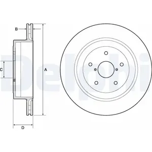 DELPHI Disques de frein pour SUBARU: Impreza (Ref: BG4775C)Vendu paroscaro