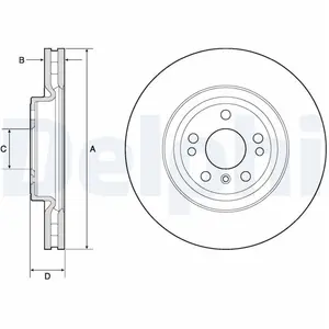 DELPHI Disques de frein pour MERCEDES-BENZ: Classe GLE, Classe ML (Ref...