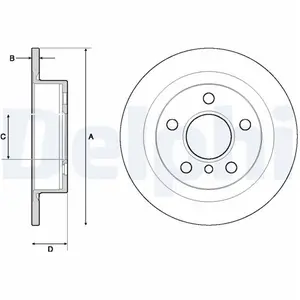 DELPHI Disques de frein pour MINI: MINI (Ref: BG4706C)
