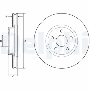 DELPHI Disques de frein pour FORD: Galaxy, S-Max (Ref: BG4803C)Vendu paroscaro