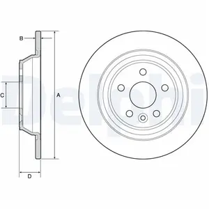 DELPHI Disques de frein pour FORD: Galaxy, S-Max (Ref: BG4804C)Vendu paroscaro