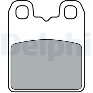 Remblokkenset schijfrem LP3382 Delphi pas cher