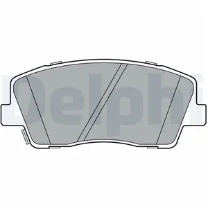 Comparateur de prix : Remblokkenset schijfrem LP3376 Delphi