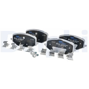 DELPHI Plaquettes de frein X4 pour PEUGEOT: 3008, 308, 5008, Rifter & CITROËN: C4 SpaceTourer, C4 Picasso, C5 Aircross, Berlingo (Ref: LP5073EV) pas cher