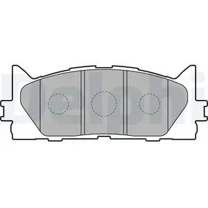 Delphi Remblokkenset schijfrem pas cher