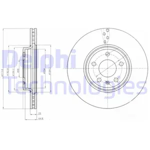 Remschijf BG4079 Delphi pas cher