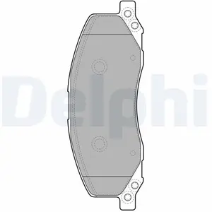 Delphi Remblokkenset schijfrem pas cher