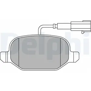 Remblokkenset schijfrem LP2300 Delphi pas cher