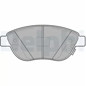 Delphi Remblokkenset schijfrem pas cher