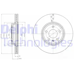 Remschijf BG4079C Delphi pas cher