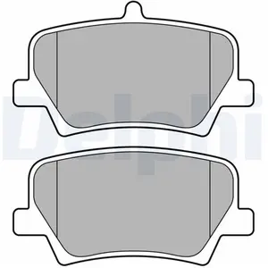 Remblokkenset schijfrem LP3434 Delphi pas cher