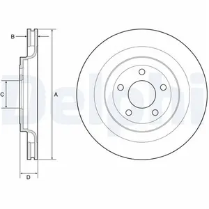 Delphi Disque de frein pas cher