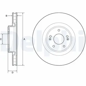DELPHI Disques de frein pour HYUNDAI: Genesis (Ref: BG9228C)Vendu paroscaro