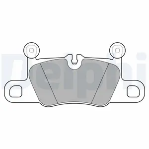DELPHI Plaquettes de frein X4 pour PORSCHE: 911, Cayenne (Ref: LP3614)Vendu paroscaro