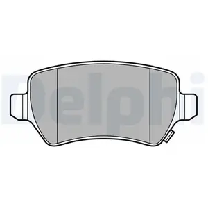 Remblokkenset schijfrem LP3615 Delphi pas cher
