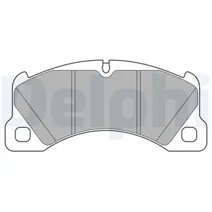 Remblokkenset schijfrem LP3629 Delphi pas cher