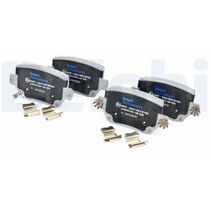 DELPHI Plaquettes de frein X4 pour TESLA: Model 3, Model Y (Ref: LP503... pas cher