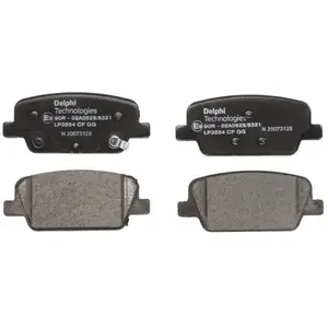 Remblokkenset schijfrem LP3554 Delphi pas cher