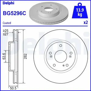 Remschijf BG5296C Delphi pas cher