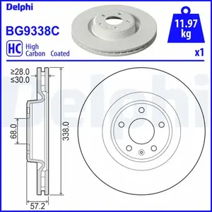 Remschijf BG9338C Delphi pas cher