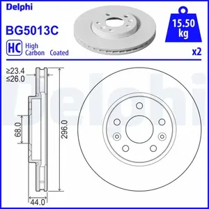 Remschijf BG5013C Delphi pas cher