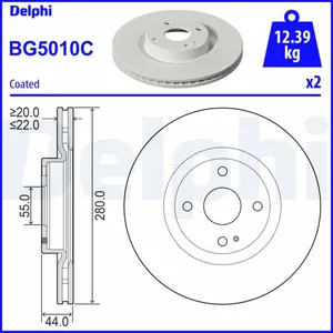 Remschijf BG5010C Delphi pas cher