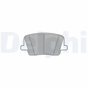 Remblokkenset schijfrem LP3581 Delphi pas cher
