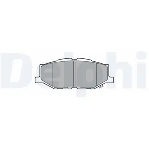 Remblokkenset schijfrem LP3637 Delphi pas cher