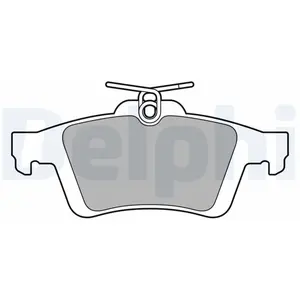 Remblokkenset schijfrem LP3653 Delphi pas cher