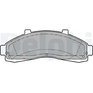 Delphi Remblokkenset schijfrem pas cher