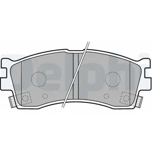 Delphi Technologies Remblokkenset schijfrem pas cher