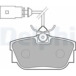Delphi Technologies Remblokkenset schijfrem pas cher