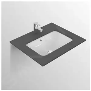 Ideal Standard, Lavabo, Lavabo encastré à encastrer Connect rectangulaire 420mm E5056 (350 mm, 420 mm) pas cher
