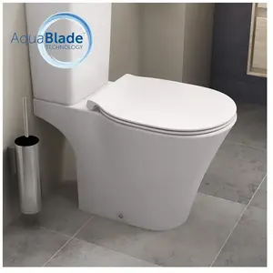 Ideal Standard, Cuvette toilettes + bidet, Combinaison de lavabo sur pied Connect AquaBlade, E0097 pas cher